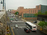 View of Queens Boulevard from the 33rd Street station
