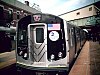 A New York City Subway train at Myrtle Avenue station in 2008