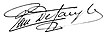 Signature de René Delzangles