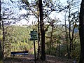 Aussichtspunkt auf dem Silberberg mit Blick nach Großdraxdorf