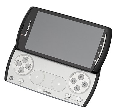 The Xperia Play opened.