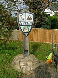 Speen-vilaĝsign.jpg