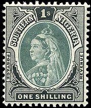 Stamp of Southern Nigeria, 1901