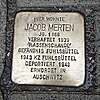 Stolperstein für Jacob Merten, Michaelisstr. 18 in Hamburg-Neustadt