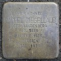 Stolperstein für Rachel Ziegellaub (Thieboldsgasse 102)