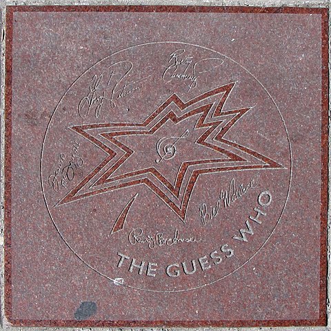 Star Fame on File The Guess Who Star On Walk Of Fame Adjusted Jpg   Wikipedia  The