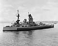 Az HMS Nelson brit csatahajó 1945-ben.