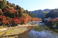 香嵐渓の紅葉