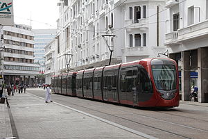 Tram in Casablanca 2013.JPG