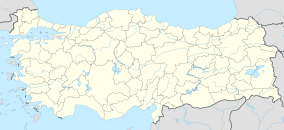 Map showing the location of Gediz Delta