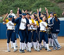 The Tritons softball team in 2013 UCSD Tritons Softball 02-02-13.jpg