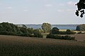 Aussicht auf die Schlei vom hölzerner Glockenturm in Ulsnis.