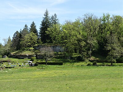 Anstehendes Turonium bei Moulin du Roc