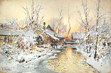 Moras: Snowy Mill (c. 1900)