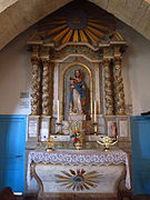 L'autel à la Vierge.