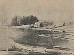 Рака Шача з боку вёскі Сярэдзіны, 1927 год