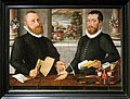 Portrait of two members of the Guild of Saint George (ca. 1589), author unknown.