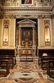 Interieur van de Cappella della Clemenza