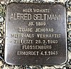 15.8.2018 Stolperstein von Alfred Seltmann Auerbach Vogtl. Liebknechtstr. 1a.JPG