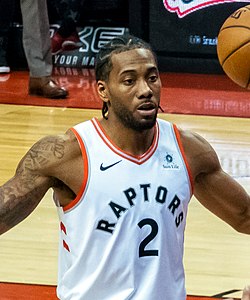 Leonard 2019-ben a Toronto Raptors színeiben