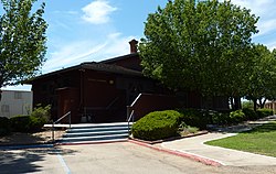 The Orange Cove Santa Fe Railway Depot now serves as City Hall and is also listed on the National Register of Historic Places.