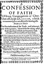Miniatura para Confesión de Fe (1644)