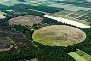 Mandercircels, luchtfoto