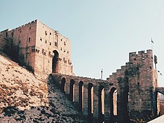 Aleppo Citadel in the Old City of Aleppo