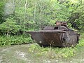 同じく遺棄された米軍のLVT