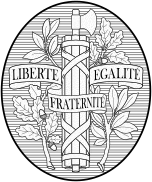 Герб Французской Республики (заштрихован) .svg
