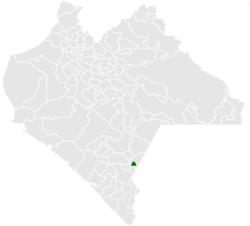 Municipality o Bejucal de Ocampo in Chiapas