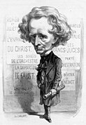 Karikatuur van Hector Berlioz