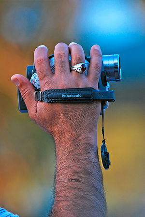 Panasonic Camcorder in Use