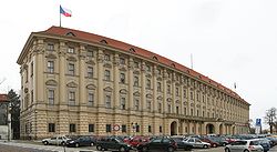 Černínský palác v Praze na Hradčanech na Loretánském náměstí, sídlo MZV.