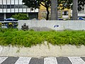 Monumento em homenagem ao fundador de Campinas, na praça Guilherme de Almeida