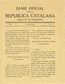 1r núm. al Diari Oficial de la República Catalana (16 abril 1931)