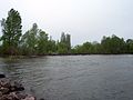 Dnieper River in Verkhnodniprovsk