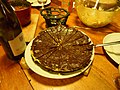 Domaine Montrose, vin de pays de l'Hérault et fondue au chocolat.