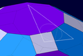 Konstruktion des Dreiecks am Ikosidodekaederstumpf