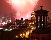 Hogmanay fireworks in Edinburgh. EdinburghNYE.jpg