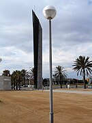 Columna Nikolson, platja de Bogatell.