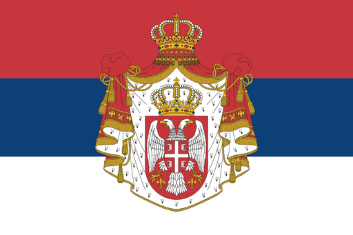 Flag of Kingdom of Serbia