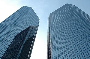 Skyscraper - Headquarter of Deutsche Bank AG i...
