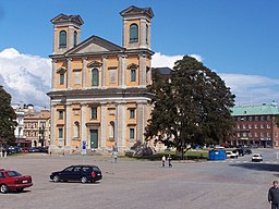 Fredrikskyrkan i centrala Karlskrona
