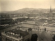 Panorama dall'alto, foto di Mario Gabinio, 1935 ca., stampa alla gelatina bromuro d'argento