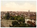 Blick über Kassel um 1900, Photochrom