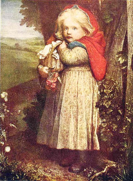 Fichier:George Frederic Watts - Red Riding Hood - Project Gutenberg eText 17395.jpg