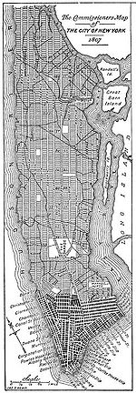 An 1807 version of grid plan for Manhattan Grid 1811.jpg