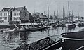 Kohleverladung im Harburger Binnenhafen um 1900