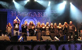 Haggard после выступления на Global East Rock Festival 2010